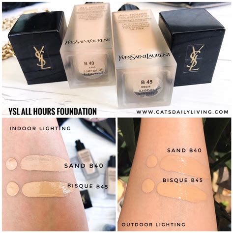 new ysl all hours foundation review|YSL all hours concealer 2.5.